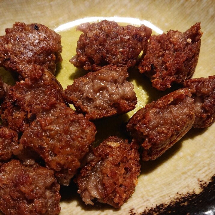 チーズ入ひき肉ステーキ